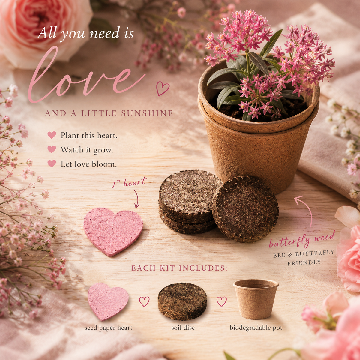 Plant Love Grow Kit - Michaela's Outdoors