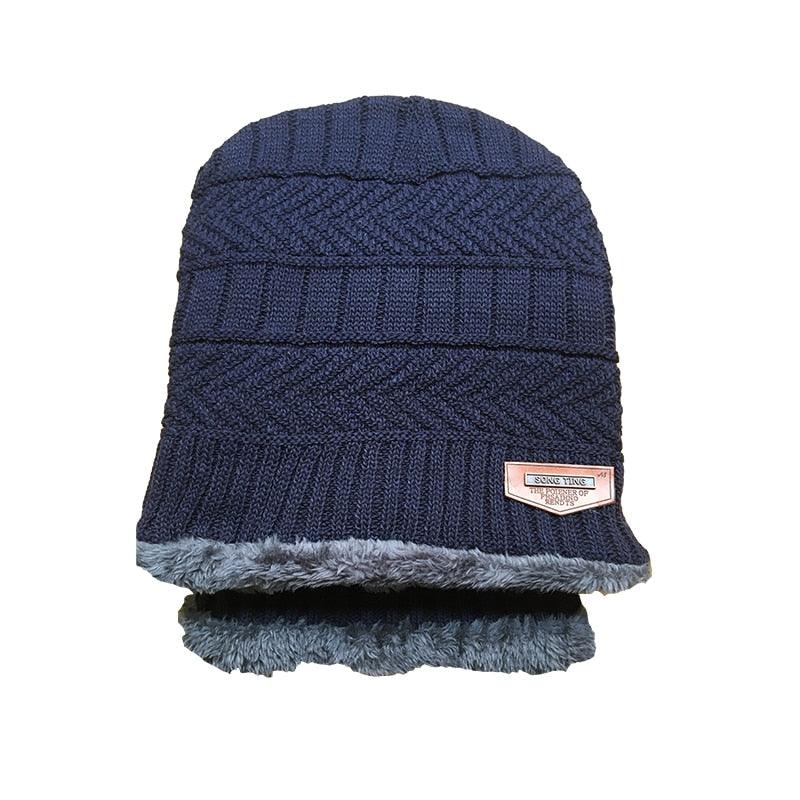 Coral Fleece Scarf Winter Hat Soft Men Beanie Warm Hat Knit Letter Double Layer Cap Gorgas Bonnet Knitted Hat Set Outdoor Sport Warm Beanies Hat For Men Knitted Hats Bandana Hiking Camping Kid Neck Warmer Cap - Michaela's Outdoors
