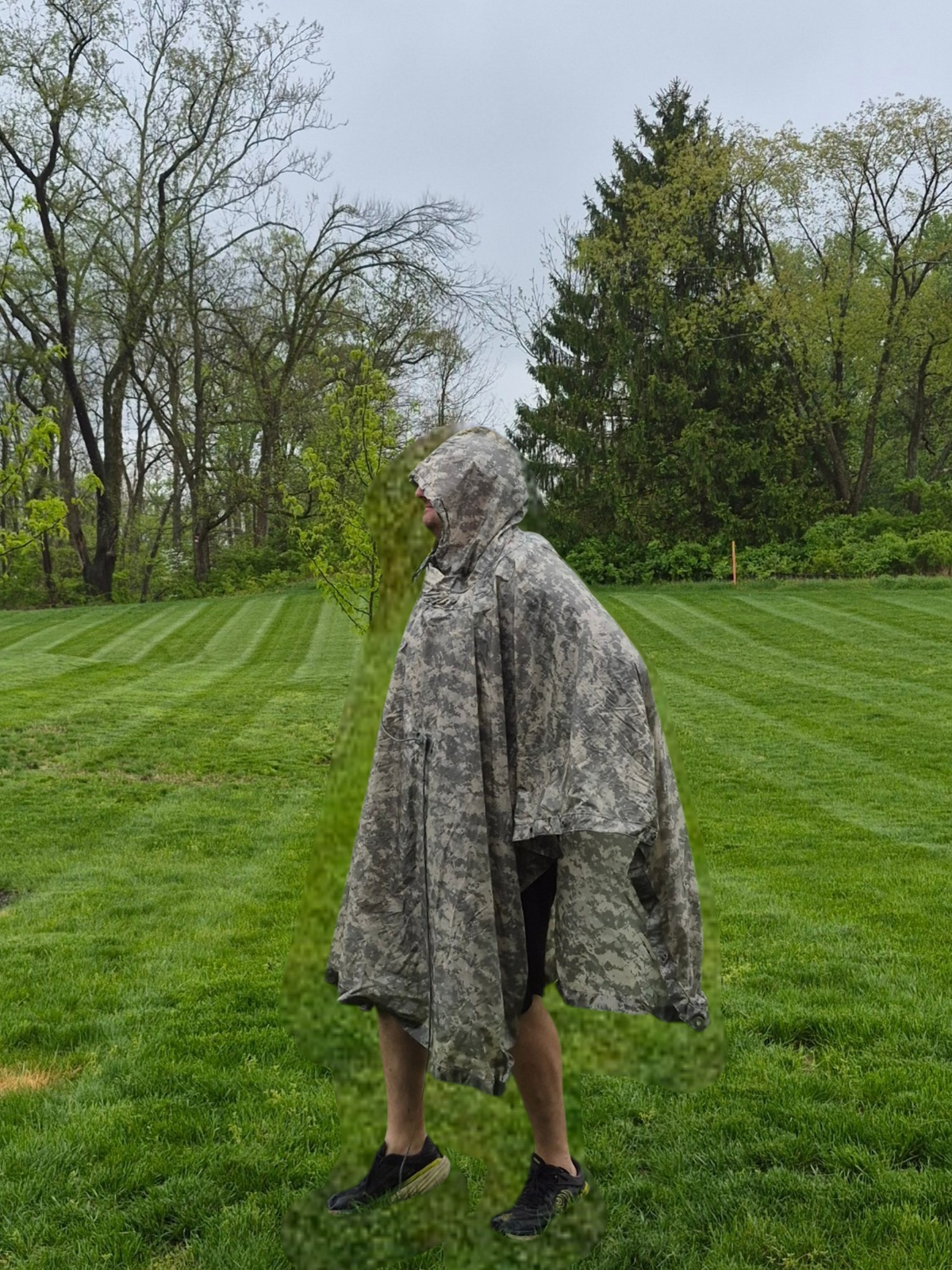 Genuine USGI ACU/UCP Wet Weather Poncho – Tactical Rain Gear & Emergency Shelter - Michaela's Outdoors