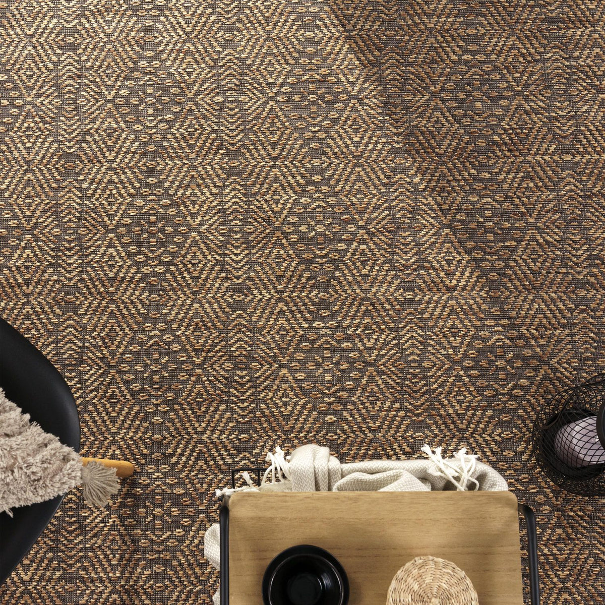 Indoor & Outdoor Rug Captera with Aztec Pattern